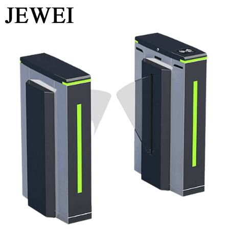 Industrial Touchless Optical Swing Barrier Gate - IC Card Access Control Security System for Factory Gate Management