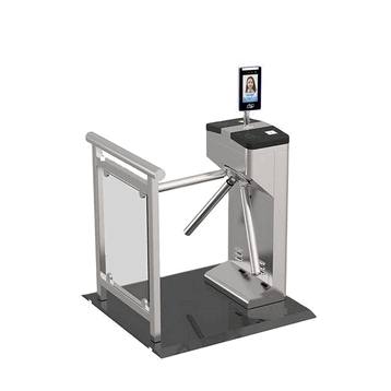 Semi-Automatic Stainless Steel 304 Tripod Turnstile Gate for Public Facilities – Durable Pedestrian Access Control System