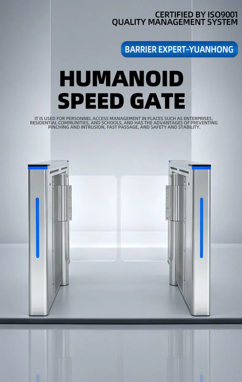 Baroxon swing turnstile for corporate time and attendance system Marina Bay