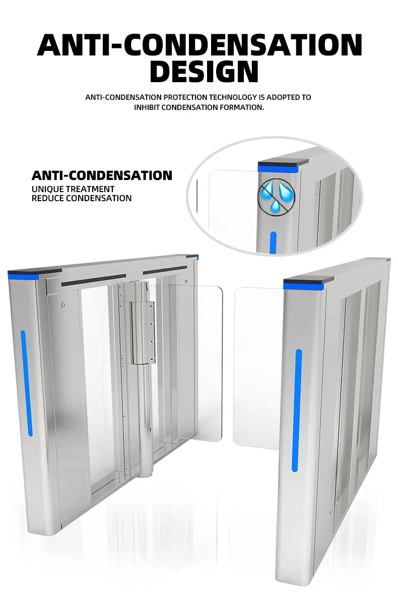 Baroxon swing barrier gate for efficient visitor management Singapore