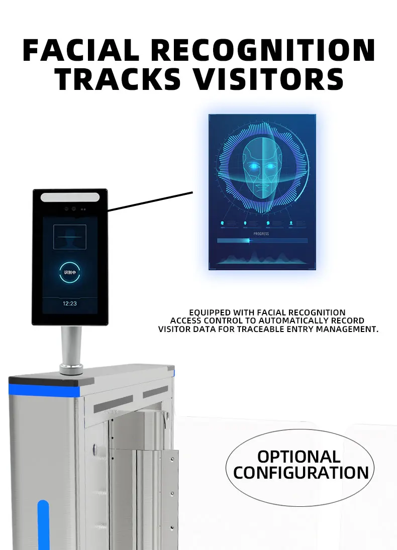 Baroxon automatic swing gate for office lobby security Singapore