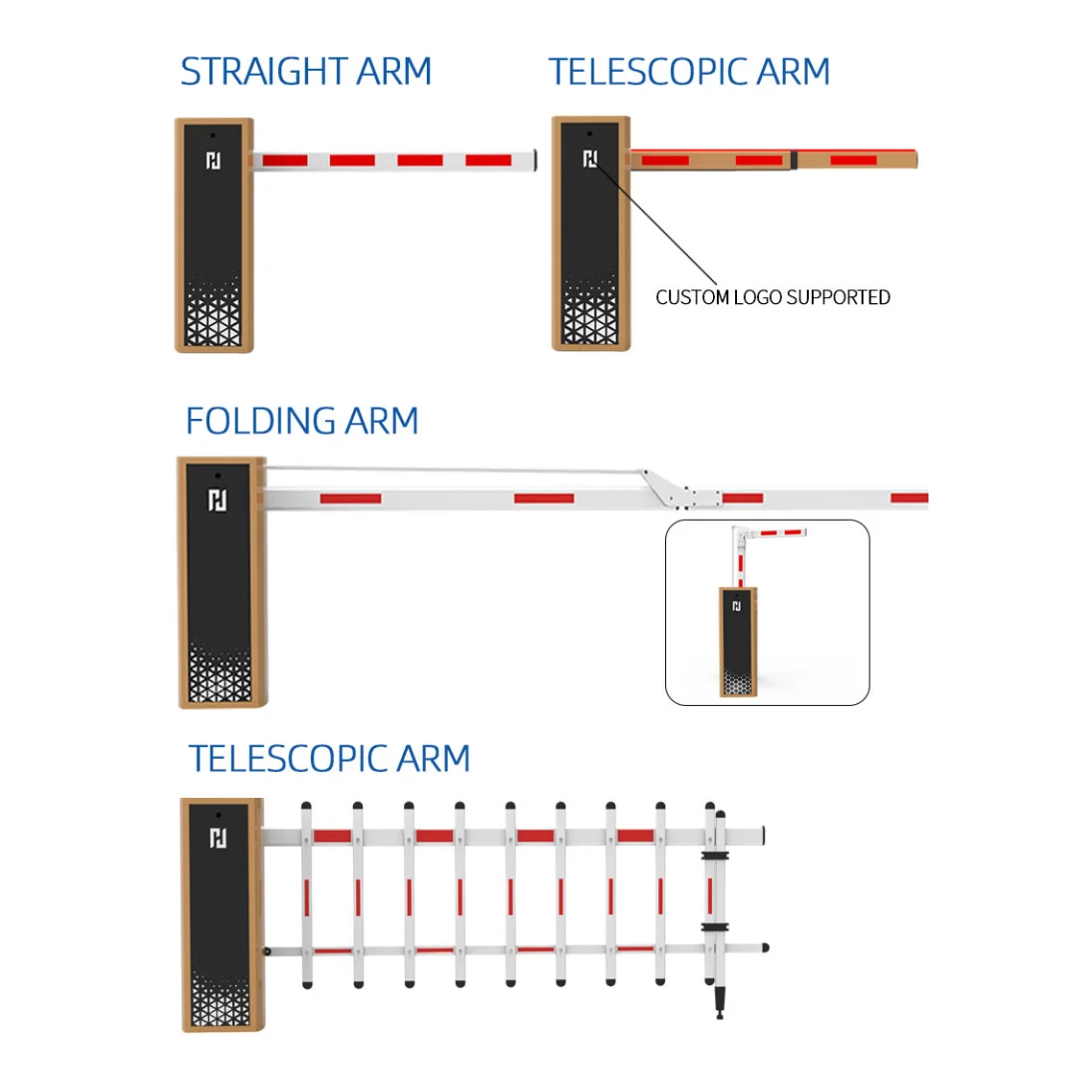 Automatic Industrial Toll Plaza Parking Barrier Gate - Smart Motorized Vehicle Access Control & Heavy-Duty Traffic Management System