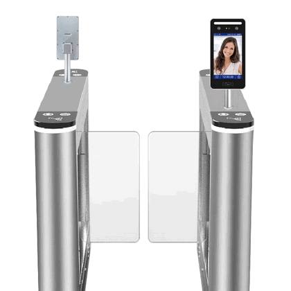 High-Speed Smart Optical Barrier Turnstile Gate with Integrated Airport Access Control and Automated Ticket Verification System – Premium Aviation Entrance Solution