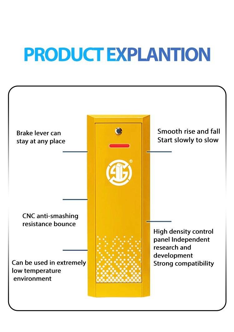 Durable automatic parking barrier for global highway infrastructure
