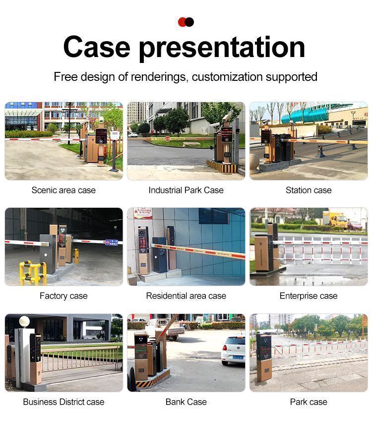 Warehouse inventory of boom gate components ready for Singapore distributors