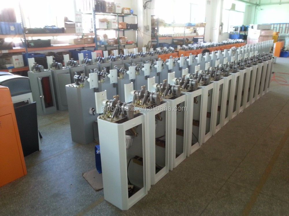 Assembly line of Singapore parking gate systems