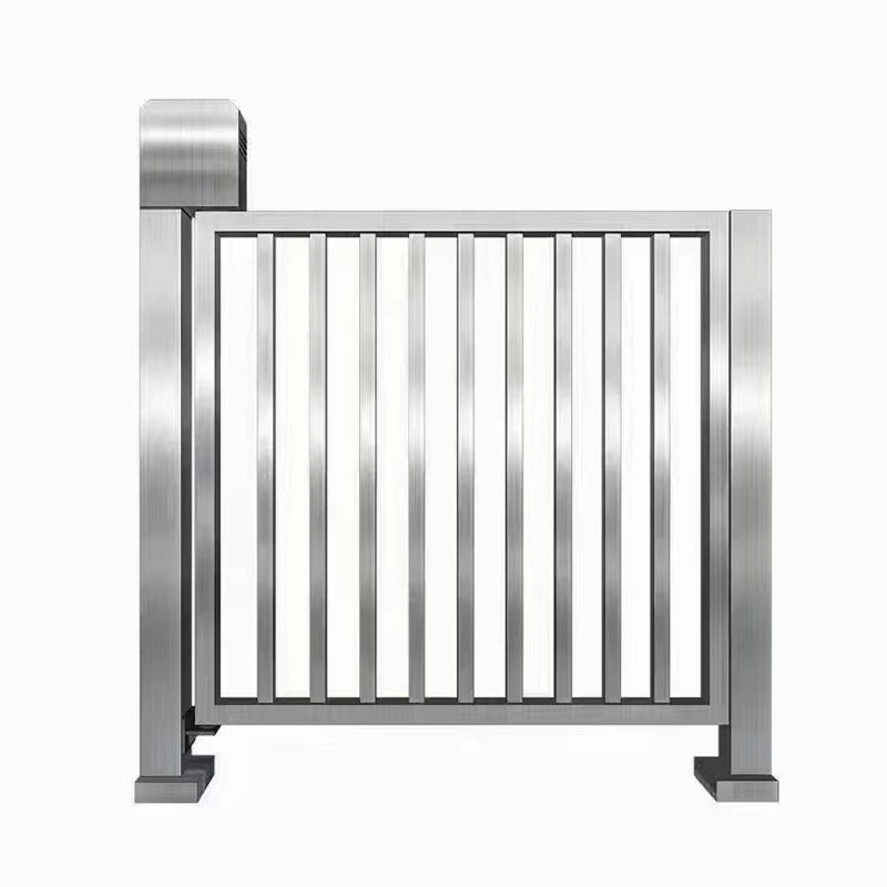 Industrial electric swing arm barrier mechanism for site entry control Singapore