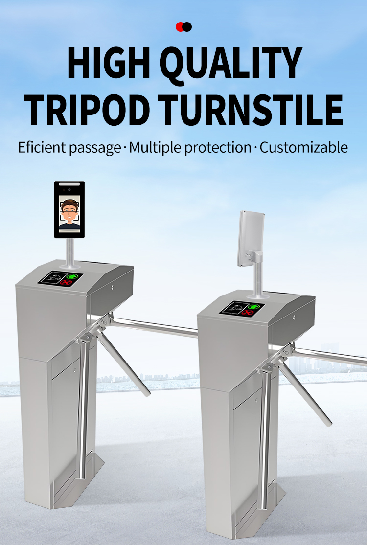 Baroxon Ba-215 heavy duty tripod turnstile for corporate office lobby security in Singapore