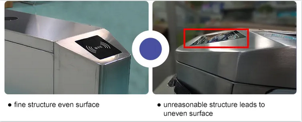 Detailed internal components architecture of Baroxon smart security gates