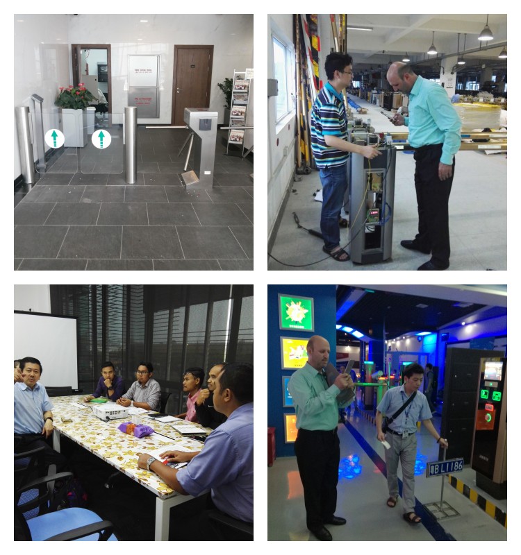 Successful structural implementation of Baroxon pedestrian gates in enterprise facility