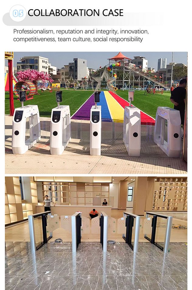 Professional installation of Baroxon security gates in Singapore corporate office buildings