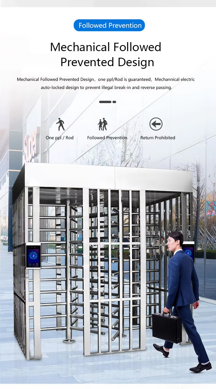 IP55 certified pedestrian barrier arm mechanical test