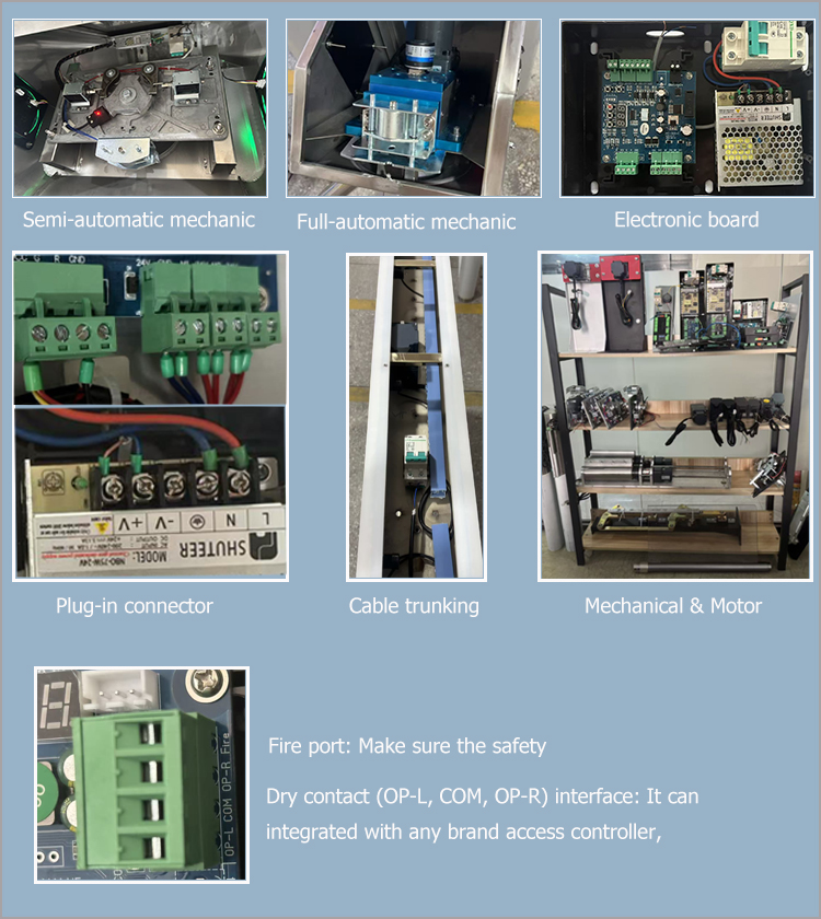 Tripod gate access control system setup