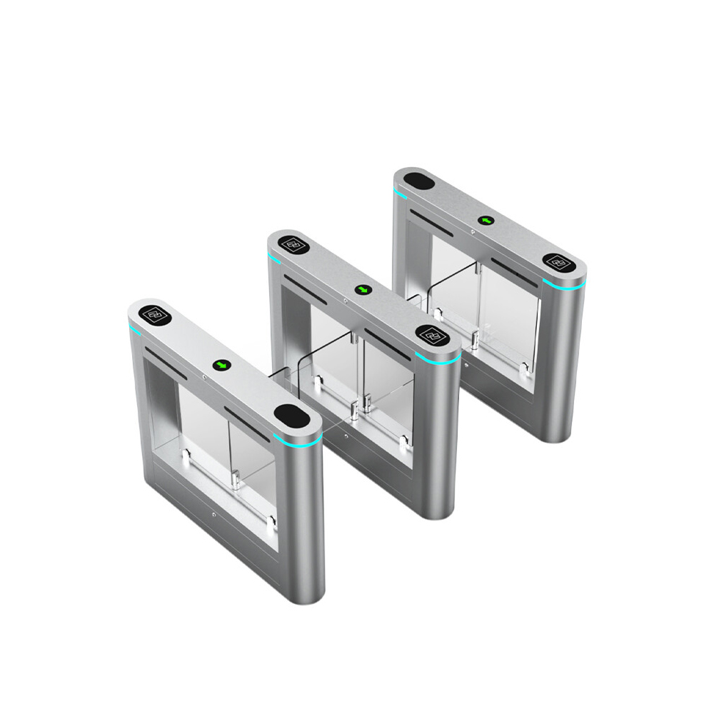 Baroxon automatic swing turnstile gate 304 stainless steel for Singapore pedestrian security