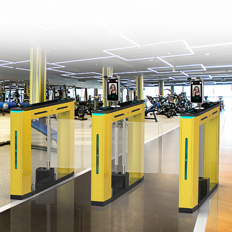 Automatic gym access control pedestrian barrier RFID Singapore