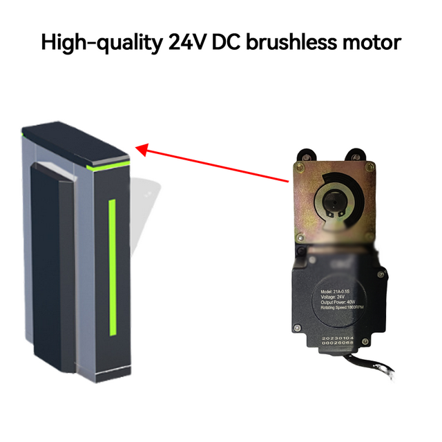 24V DC brushless motor Singapore access gate
