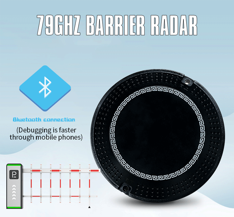 Baroxon Automatic Barrier Gate Anti-Smash Radar Sensor for Smart Parking Systems