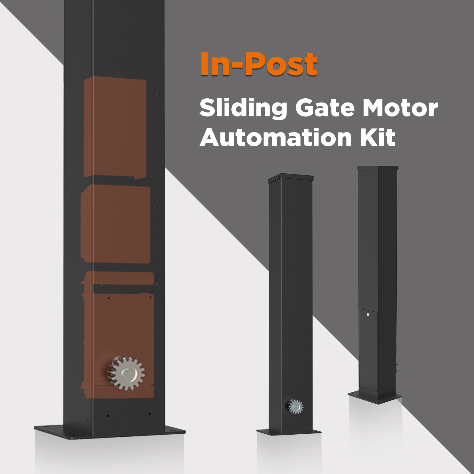Durable steel-reinforced gear racks ensuring smooth sliding operations