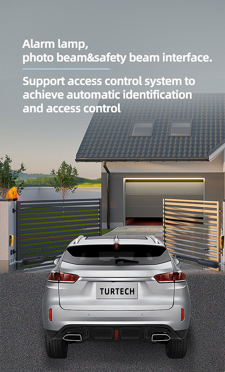 Wiring diagram and installation of safety photocell sensors for car gate protection
