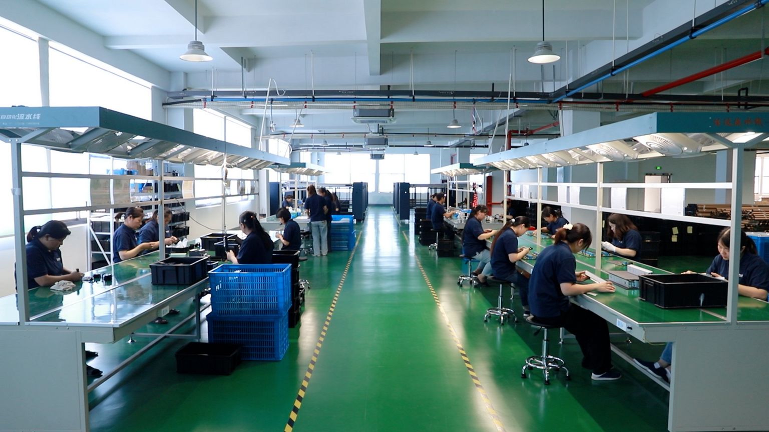 High-precision robotic production lines for manufacturing steel gears for gate motors